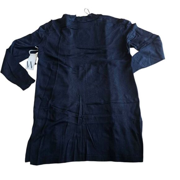 Worthington womens Sz XXL black open split sides  cardigan - Picture 3 of 8